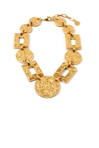 Gold Textured Necklace | made to order Fine Jewelry Ben-Amun   