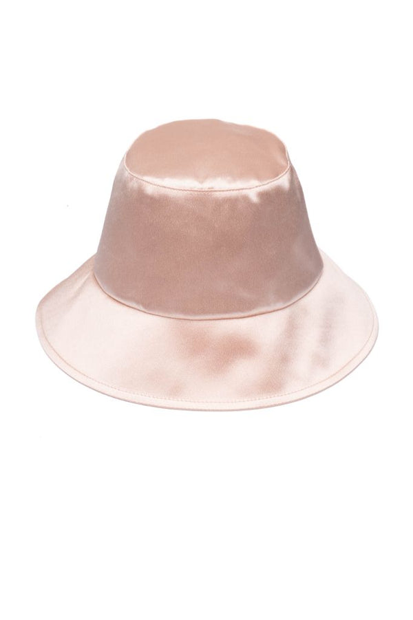 Toby Bucket Hat in Satin Pink | (est. retail $265)