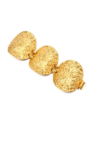 Gold Textured Bracelet | made to order