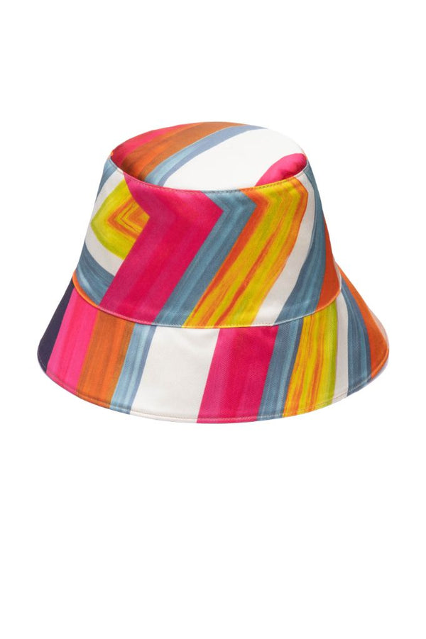 Charlie Bucket Hat in Striped Multi | (est. retail $225)