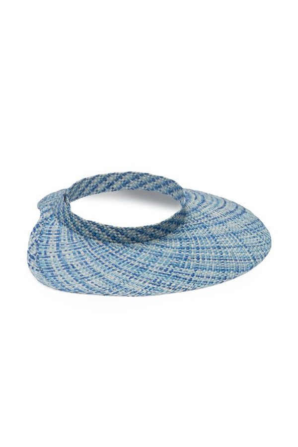 Hannah Visor in Blue Multi | (est. retail $195)