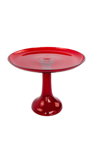 Estelle Cake Stand (Red) Cake Stand Estelle Colored Glasses   