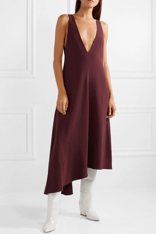 Burgundy Midi Dress | (est. retail $750)
