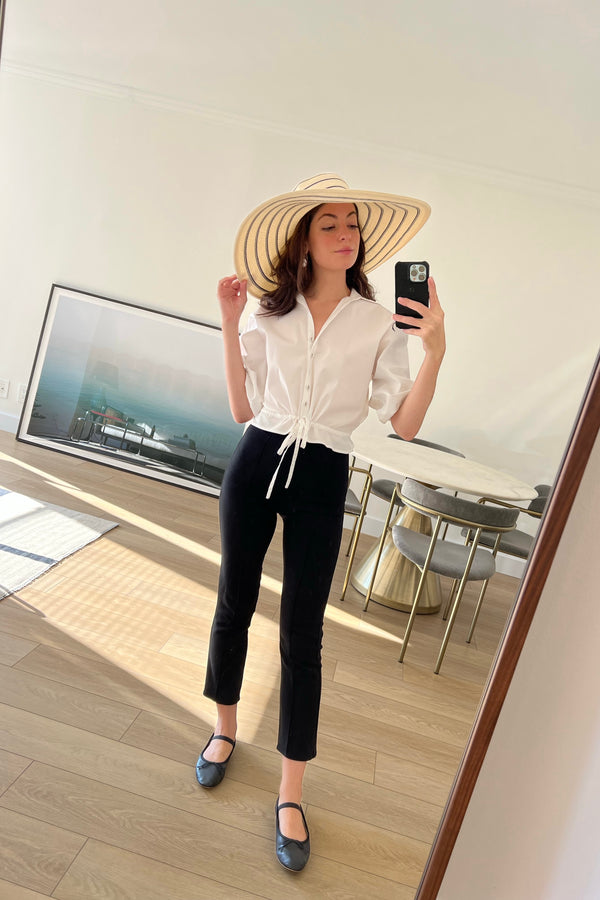Sunny Hat in Stripe | (est. retail $395)