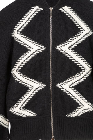 Zig-zag Bomber Jacket | Fall '16/17 Runway