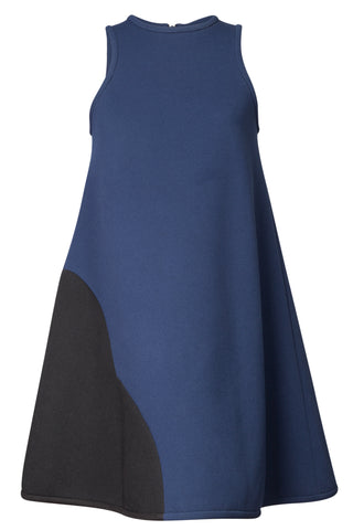 A-line Flare Dress in Blue