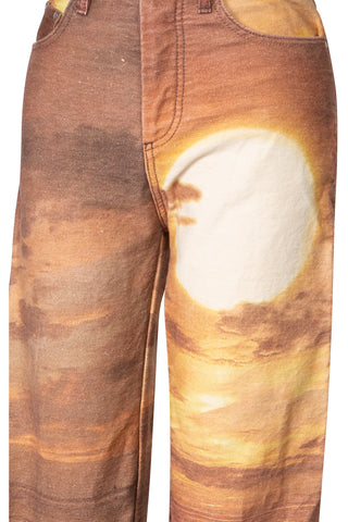 Sunset Low Rise Printed Jeans | (est. retail $540)
