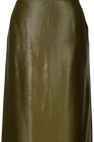 Vintage Green Wool Nylon Skirt