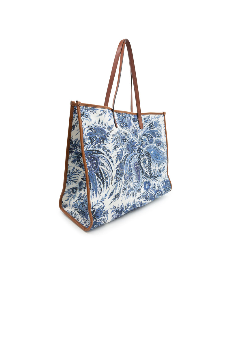 Shopping Bag in Jacquard Fabric | (est. retail $710)