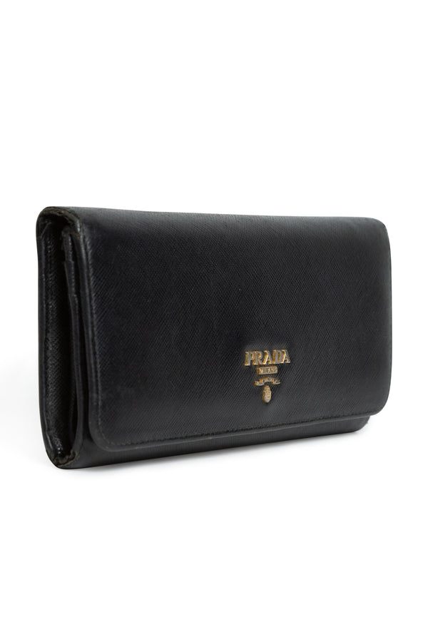 Saffiano Lux Leather Wallet
