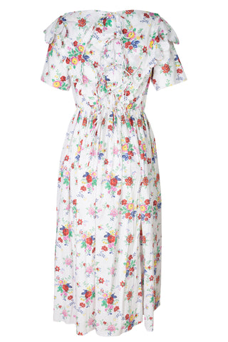 Flabella Pintucked Floral Dress