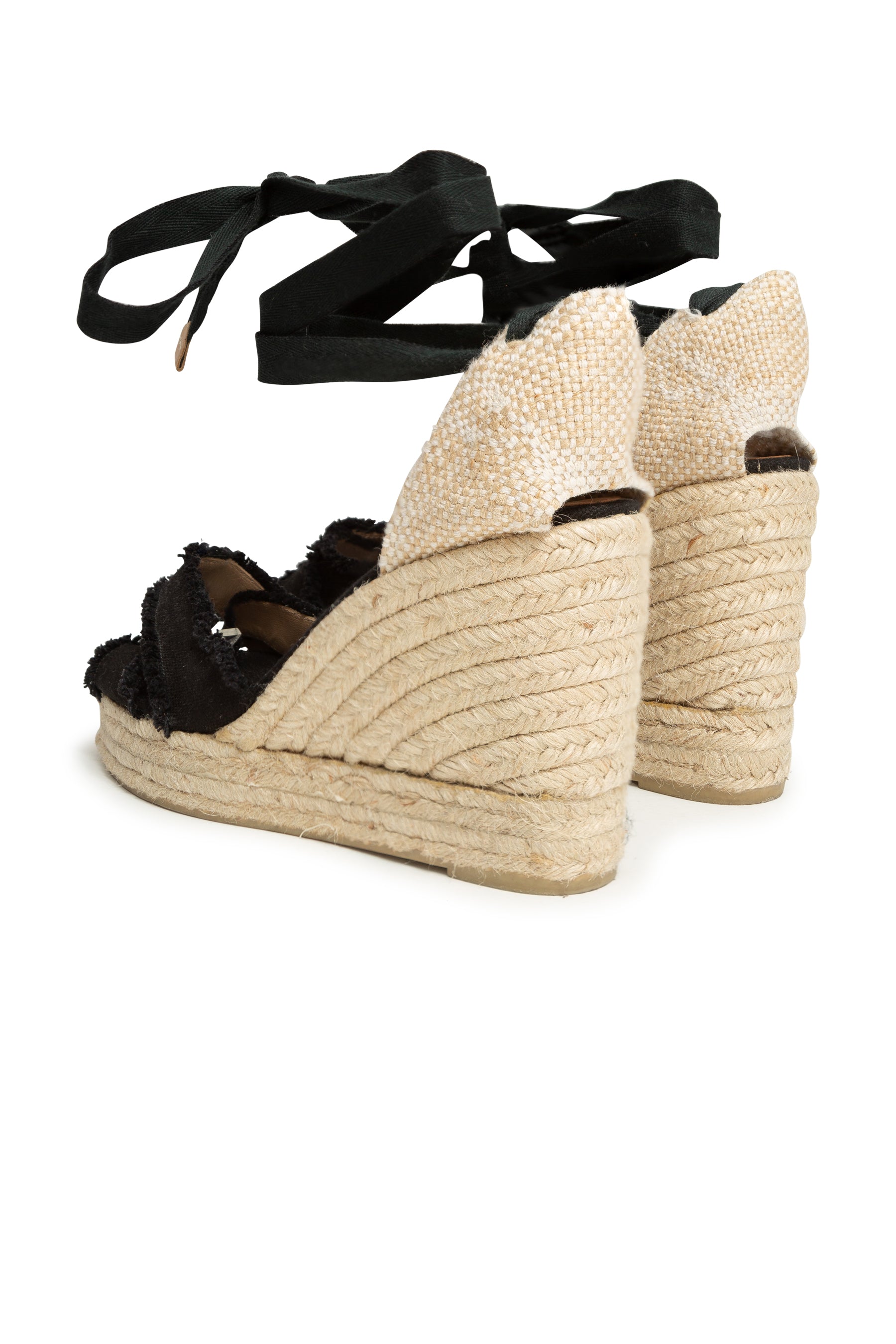 Bluma Denim Canvas Wedge Espadrille Sandal