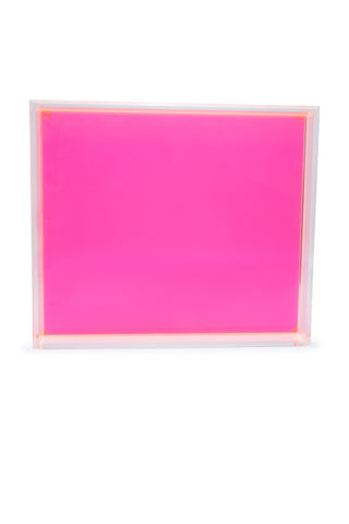 Fearless Tray in Neon Pink