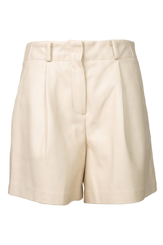 Manon Pleated Shorts in Milk | new with tags