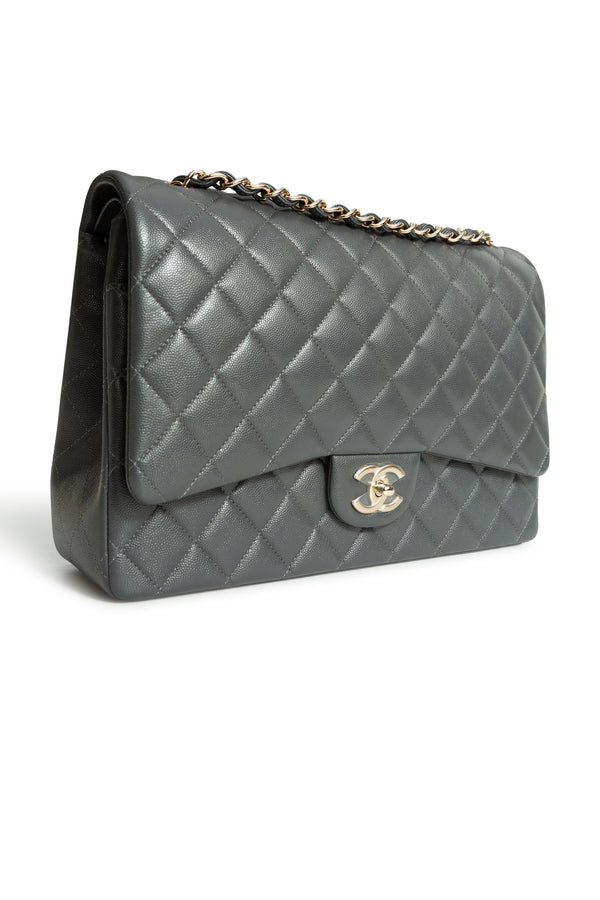 Quilted Maxi Double Flap Bag | new with tags