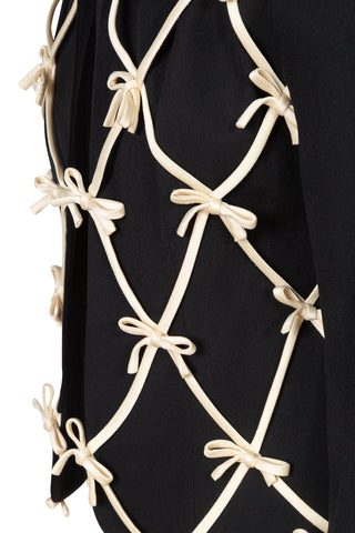 Cheap and Chic Bow Embellished Jacket