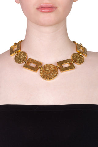 Gold Textured Necklace | made to order Fine Jewelry Ben-Amun   