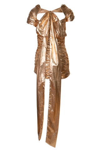 Perch Dress in Pearl/Gold | SS '22 Runway (est. retail $1,625) Clothing Harbison   