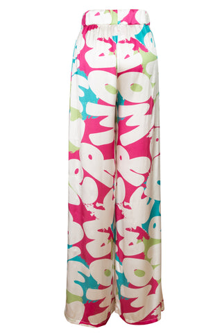 Palazzo Pant in Empower Women Scattered Print Clothing Izayla   