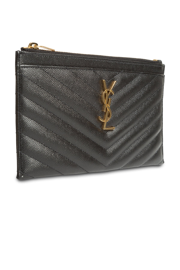 Monogram Quilted Leather Zip Pouch | (est. retail $525)