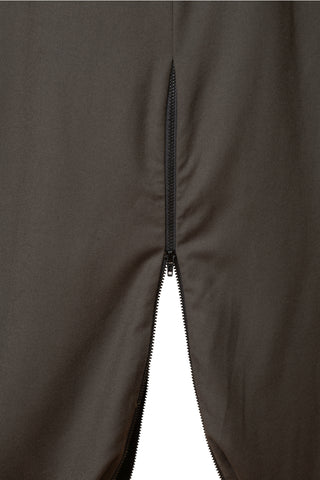 Black Open Midi Skirt