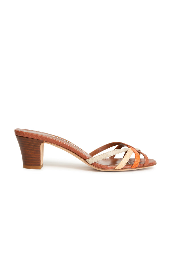 Slip on Crossover Strap Sandal
