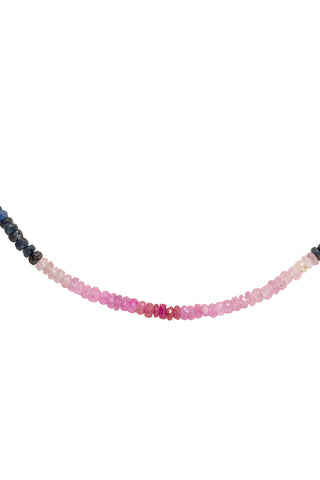 Light Rainbow Sapphire Necklace Fine Jewelry Jia Jia   