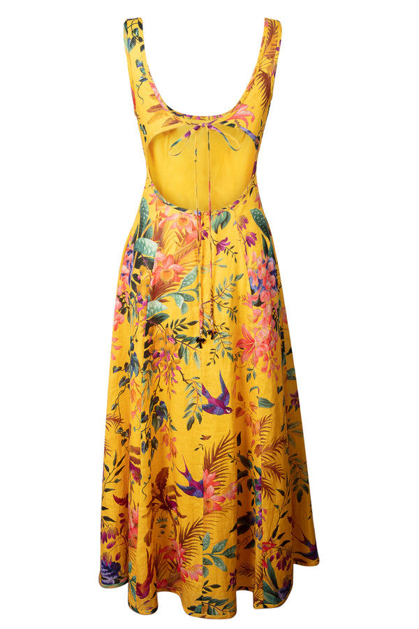 Tropicana Dress in Yellow | (est. retail $640)