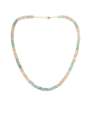 Aquamarine Fancy Cut Necklace