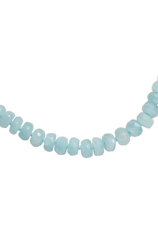 Aquamarine Crystal Necklace
