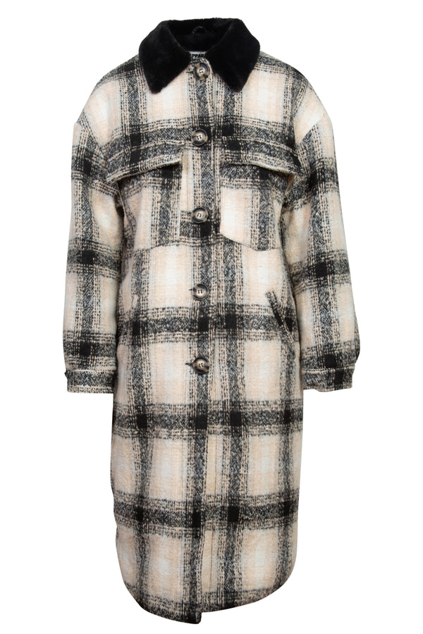 James Plaid Shirt Coat