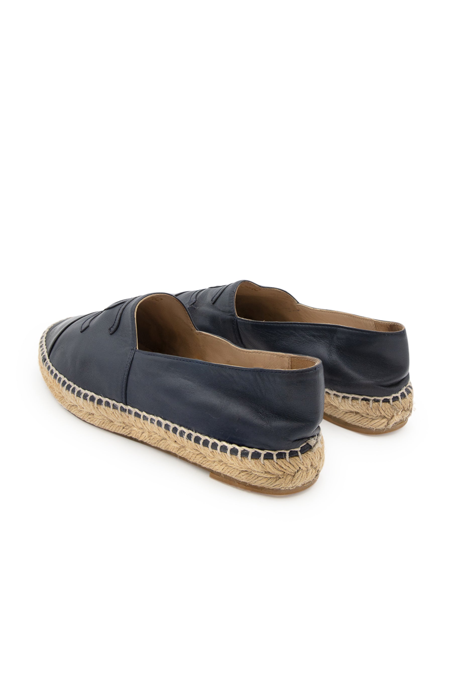 Chanel Lambskin Blue/Black CC Espadrilles – Dora Maar