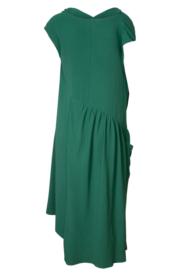 Green Drape Dress