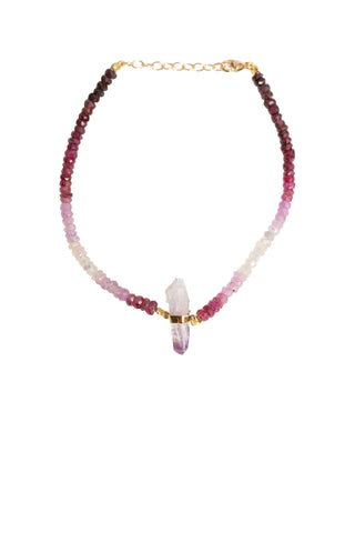 Ruby Veracruz Crystal Charm Bracelet