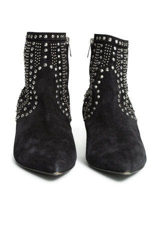 Western Studded Ankle Boots