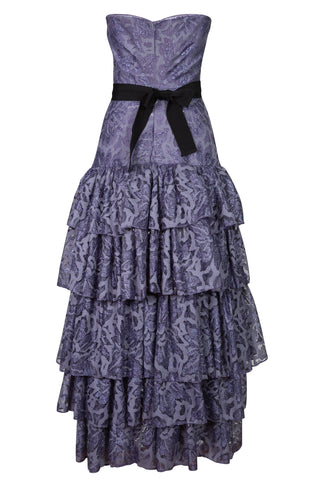 Purple High-Low Dress