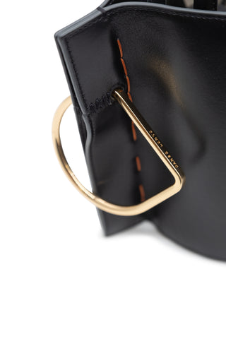 Bobbi Leather Bucket Bag in Black | (est. retail $475)