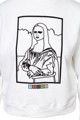 Mona Lisa Paint by Numbers Print Crewneck | SS '20 Collection | (est. retail $240)