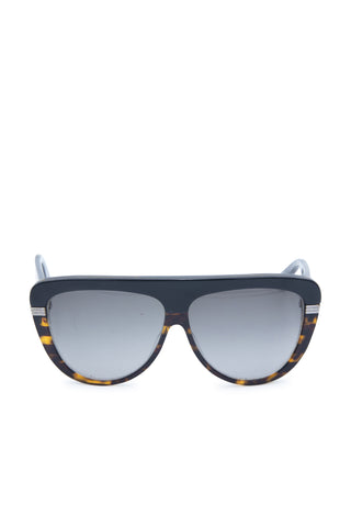 Striped Cat Eye Sunglasses