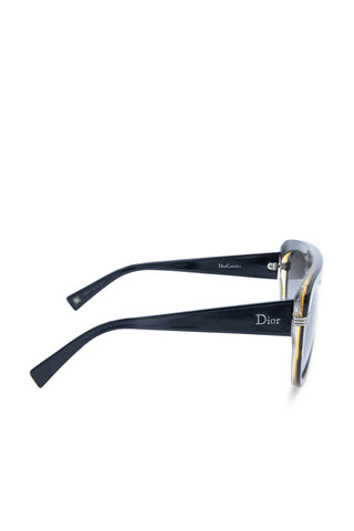 Striped Cat Eye Sunglasses