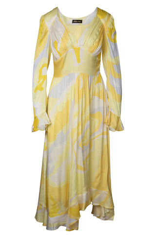 Freesia Long Sleeve Midi Dress | (est. retail $420)