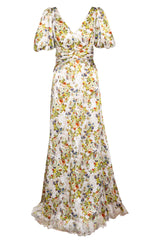 Juliet Green Floral Gown | SS '20 Collection new with tags