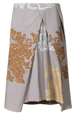 Floral Asymmetric Skirt