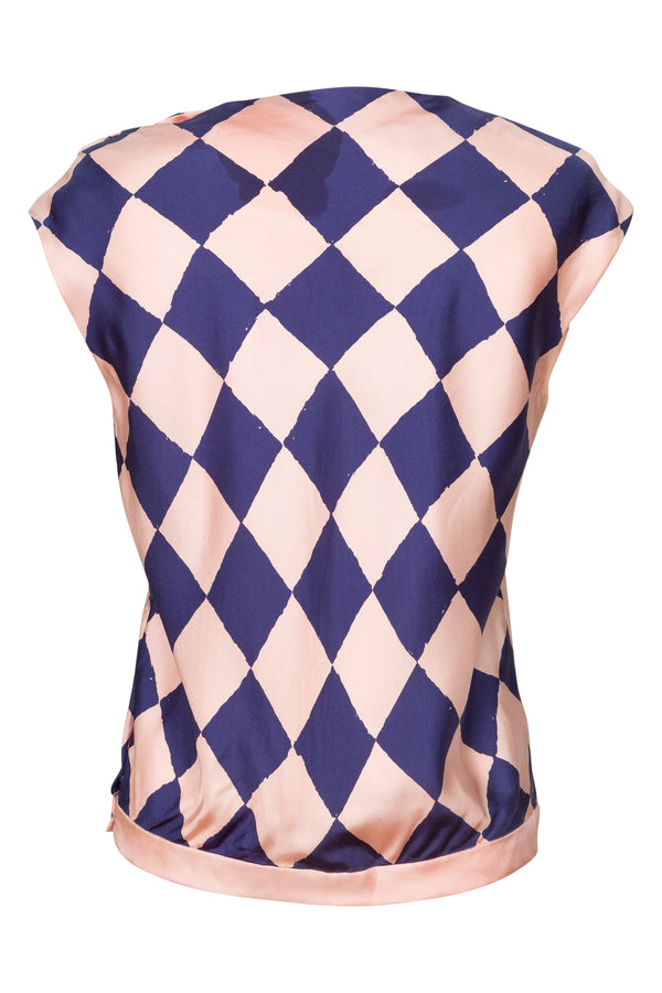 Argyle Sleeveless Top