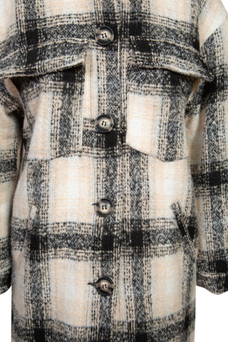James Plaid Shirt Coat