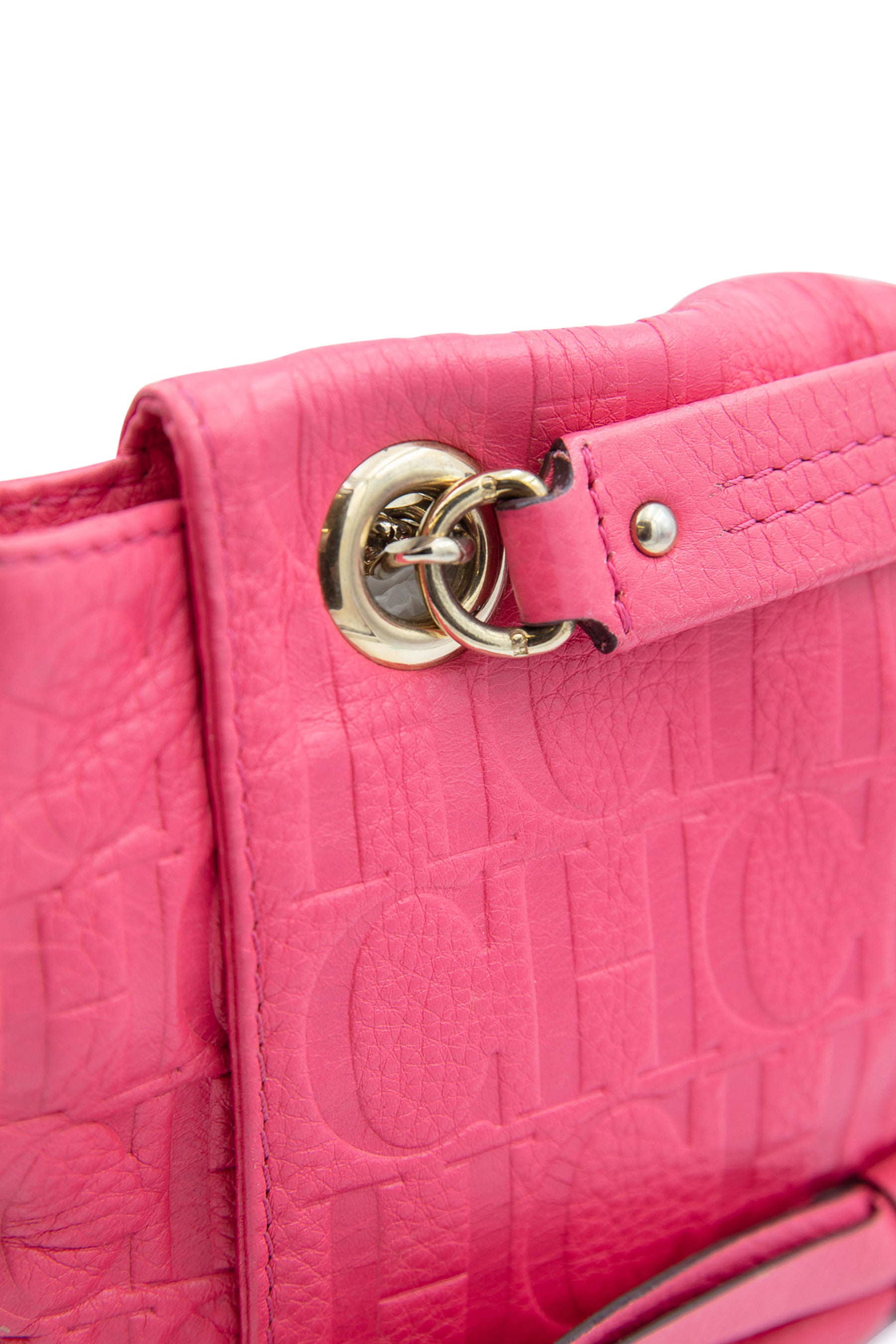 CH Carolina Herrera Leather Shoulder Bag