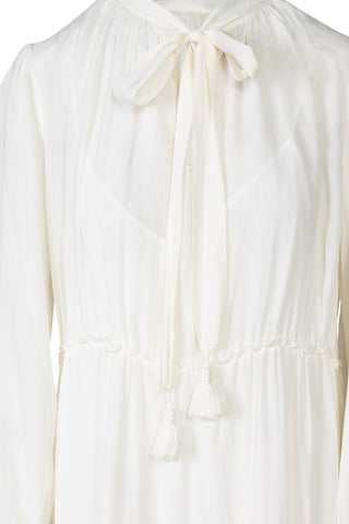 White Tiered Shift Dress | new with tags
