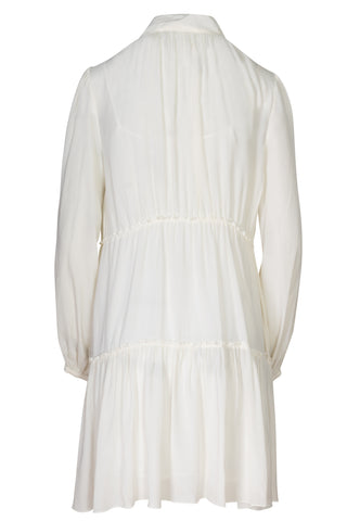 White Tiered Shift Dress | new with tags