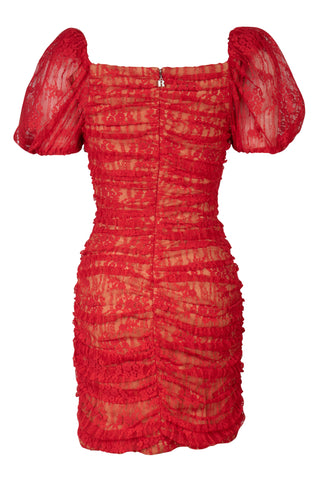 Enya Dress in High Risk Red | new with tags