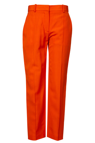 Slim Dress Pants in Orange